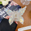 Women's Hair Accessories Handmade Pvc Butterfly Hair Grab Clip