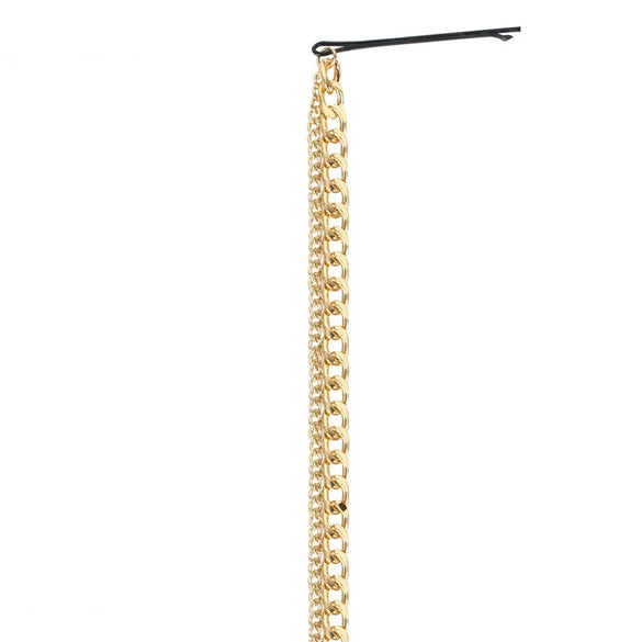 Women's Hair Chain Aluminum Chain Electroplating Wave Fashion Headwear Hair Accessories