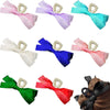 Women's Hair Clip Polyester Fiber Black Bow Handmade