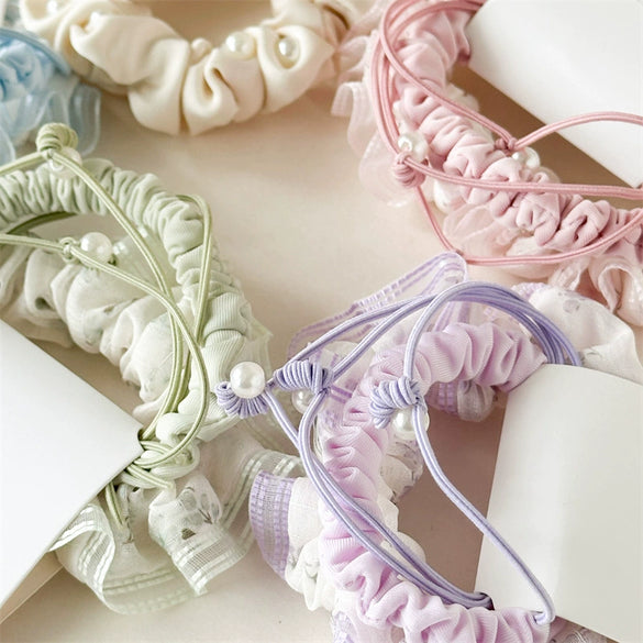 Women's Hair Rope Set Cute Style Handmade Fabric