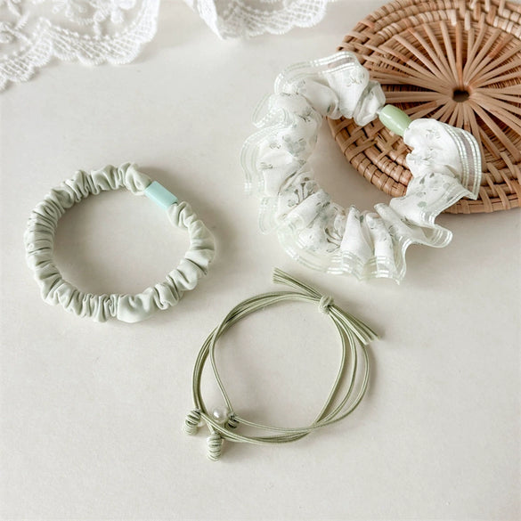 Women's Hair Rope Set Cute Style Handmade Fabric