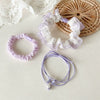 Women's Hair Rope Set Cute Style Handmade Fabric