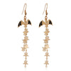Women's Halloween Alloy Earrings With Dripping Oil Finish Pumpkin Ghost And Spider Designs Playful Festive Costume Jewelry