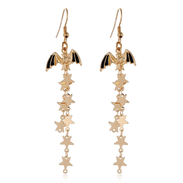 Women's Halloween Alloy Earrings With Dripping Oil Finish Pumpkin Ghost And Spider Designs Playful Festive Costume Jewelry