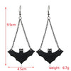 Women’s Halloween Skull Spider And Pumpkin Alloy Drop Earrings With Electroplated Finish Playful Spooky Cartoon Festival Jewelry