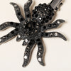 Women's Halloween Spider Hair Clip Alloy Rhinestone Side Barrette Creative Animal Hair Accessory