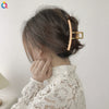 Women's Handmade Acetate Alloy Shark Hair Clip Large Grip Claw Hairpin Hair Accessory