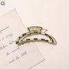 Women's Handmade Acetate Alloy Shark Hair Clip Large Grip Claw Hairpin Hair Accessory