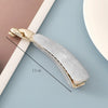 Women's Handmade Acetate Banana Hair Clip For Ponytail Styling Elegant Backofhead Hair Accessory