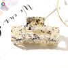 Women's Handmade Acetate Hair Claw Clip Simple Geometric Hairpin For Secure Back Hair Styling