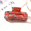 Women's Handmade Acetate Hair Claw Clip Simple Geometric Hairpin For Secure Back Hair Styling