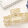 Women's Handmade Acetate Hair Claw Clip Simple Geometric Hairpin For Secure Back Hair Styling