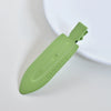Women's Handmade Acetate Hair Side Clip With Frosted Finish Seamless Bangs Edge Barrette And Simple Letter Design