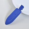 Women's Handmade Acetate Hair Side Clip With Frosted Finish Seamless Bangs Edge Barrette And Simple Letter Design