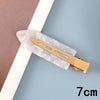 Women's Handmade Acetate Hair Side Clip With Frosted Finish Seamless Bangs Edge Barrette And Simple Letter Design