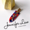 Women's Handmade Acetate Hair Side Clip With Frosted Finish Seamless Bangs Edge Barrette And Simple Letter Design