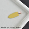 Women's Handmade Acetate Hair Side Clip With Frosted Finish Seamless Bangs Edge Barrette And Simple Letter Design