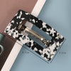 Women's Handmade Acetate Rectangular Hair Clips Minimalist Geometric Spring Ponytail Barrettes