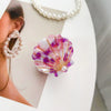 Women's Handmade Acetic Acid And Pearl Shell Shark Hair Clip In Animal Style