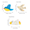 Women's Handmade Acetic Acid Bird Series Small Hairpin Cartoon Animal Style Side Clip For Broken Hair Bangs