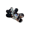 Women's Handmade Acetic Acid Duckbill Hairpin With Waving Bear Design Versatile Hair Accessory