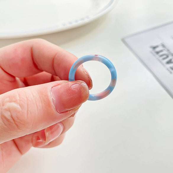 Women's Handmade Acetic Acid Fashionable Retro Ring Jewelry