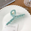 Women's Handmade Acetic Acid Geometric Style Diamondencrusted Hair Grab Clip