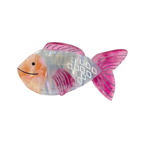 Women's Handmade Acetic Acid Goldfish Hair Shark Clip Hair Accessories