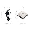 Women's Handmade Acetic Acid Hair Accessories With Marine Creatures Blue Whale Shark Design