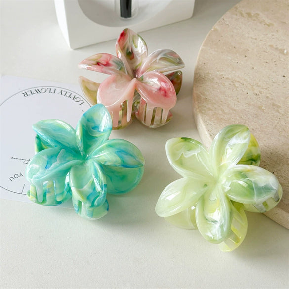 Women's Handmade Acetic Acid Hair Clip Vacation Style For Summer