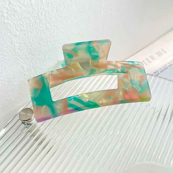 Women's Handmade Acetic Acid Hair Grip Shark Clip Fashion Style