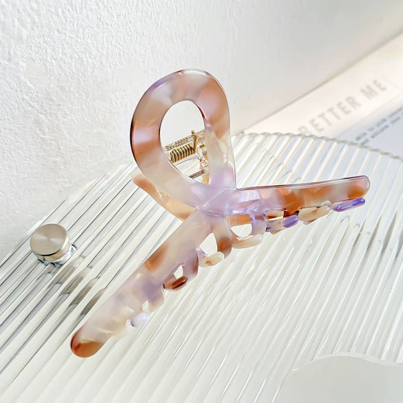 Women's Handmade Acetic Acid Hair Grip Shark Clip Fashion Style
