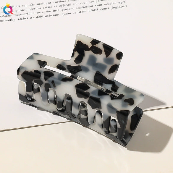 Women's Handmade Acetic Acid Plate Shark Clip Hair Jewelry