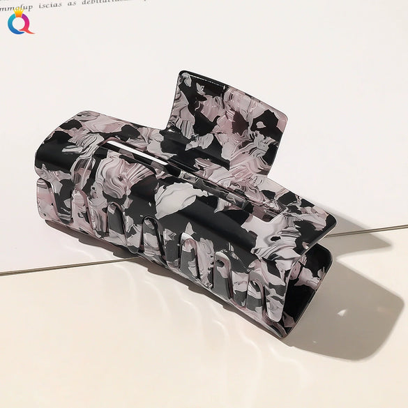 Women's Handmade Acetic Acid Plate Shark Clip Hair Jewelry