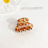 Women's Handmade Acetic Acid Ponytail Hair Clip With Handpainted Style