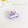 Women's Handmade Acetic Acid Ponytail Hair Clip With Handpainted Style