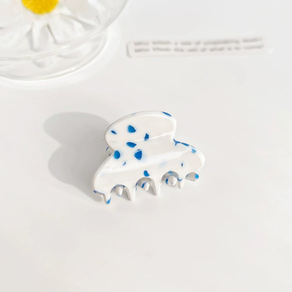 Women's Handmade Acetic Acid Ponytail Hair Clip With Handpainted Style