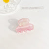 Women's Handmade Acetic Acid Ponytail Hair Clip With Handpainted Style