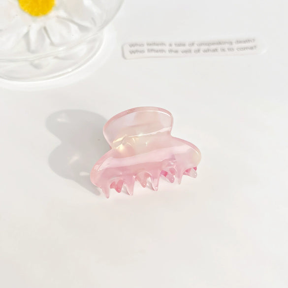 Women's Handmade Acetic Acid Ponytail Hair Clip With Handpainted Style