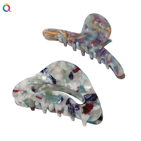 Women's Handmade Acetic Acid Semicircle Hair Grabber