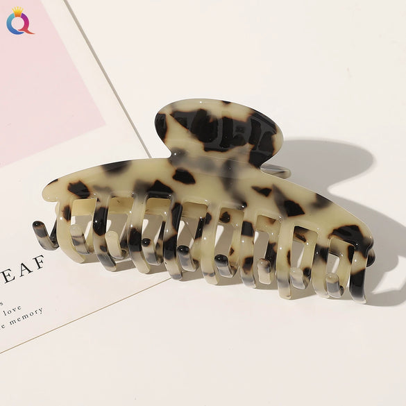Women's Handmade Acetic Acid Semicircle Hair Grabber