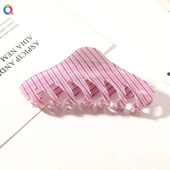 Women's Handmade Acetic Acid Shark Hair Clip Mixed Color Headwear