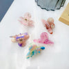 Women's Handmade Acetic Acid Small Grab Clip Hairpin With Lovely Geometric Style