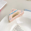 Women's Handmade Acrylic Floral Pattern Bow Hair Clip Hair Accessories