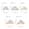Women's Handmade Acrylic Floral Pattern Bow Hair Clip Hair Accessories