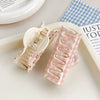 Women's Handmade Acrylic Floral Pattern Bow Hair Clip Hair Accessories