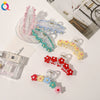 Women's Handmade Acrylic Flower Hair Claw Clip Elegant Sweet Shark Clip Hair Accessory