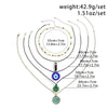 Women's Handmade Acrylic Geometric Jewelry Necklace With Skin Wax Thread