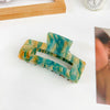 Women's Handmade Acrylic Hair Grab Clip Geometric Style