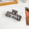 Women's Handmade Acrylic Hair Grab Clip Geometric Style